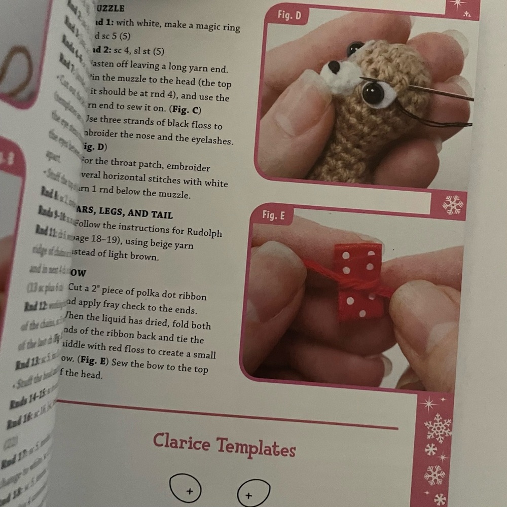 Rudolph the Red-Nosed Reindeer Crochet Kit 12 Projects New in Box - Picture 16 of 17